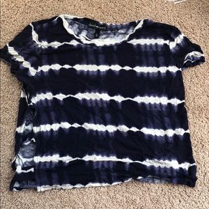 Striped blue shirt